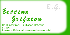 bettina grifaton business card